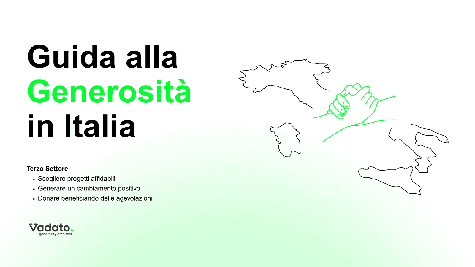 Guida alla Generosità in Italia — copertina